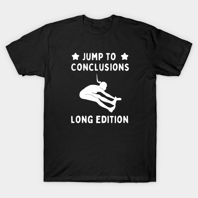 Long Jump T-Shirt by footballomatic